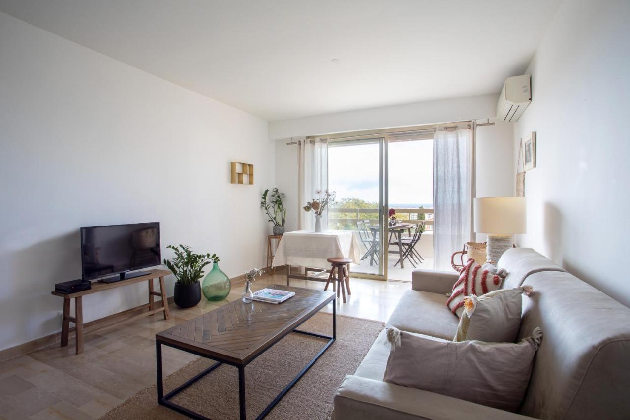 Vue Mer, Terrasse Et Parking Prive Antibes Exterior photo